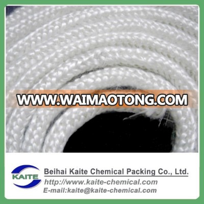 Ceramic fiberglass wick twisted refractory rope in industry sealing